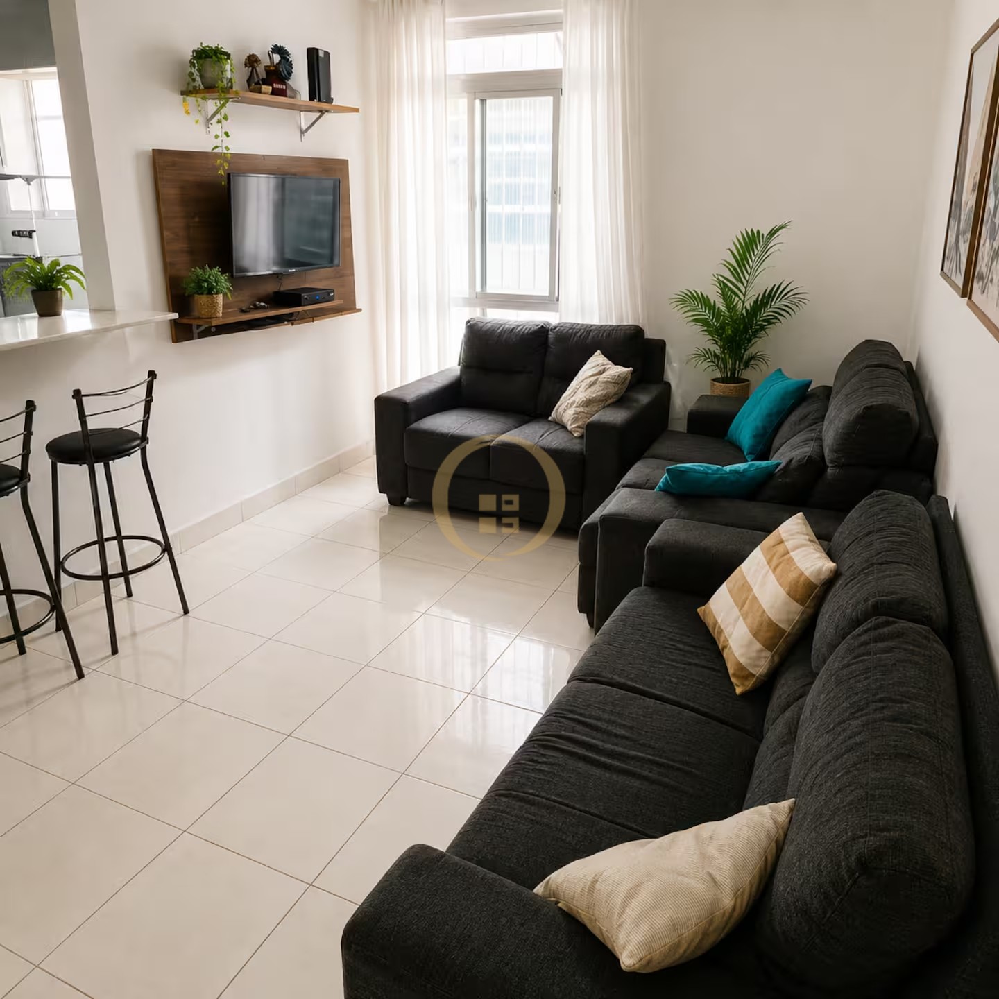 Apartamento na Praia da Enseada, Guarujá - SP